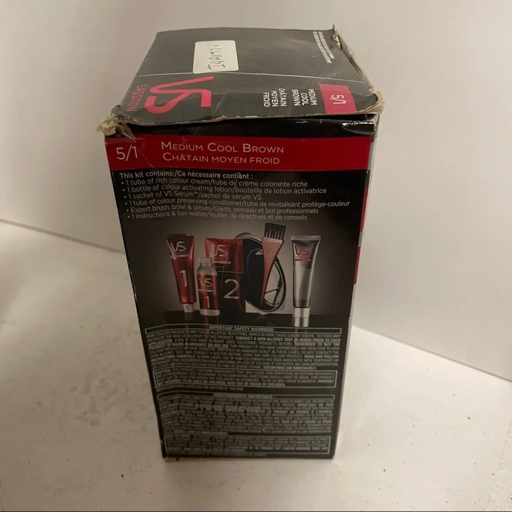 Vidal Sassoon Salonist Hair Treats Roots Kit 5/1 Medium Cool Brown
